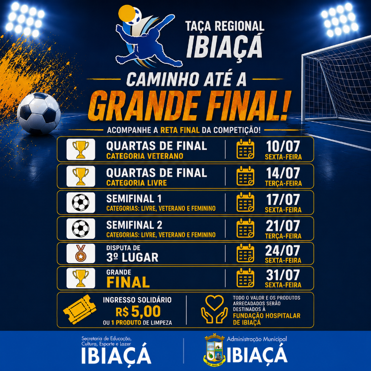 O CAMINHO ATÉ A GRANDE FINAL JÁ ESTÁ DEFINIDO!