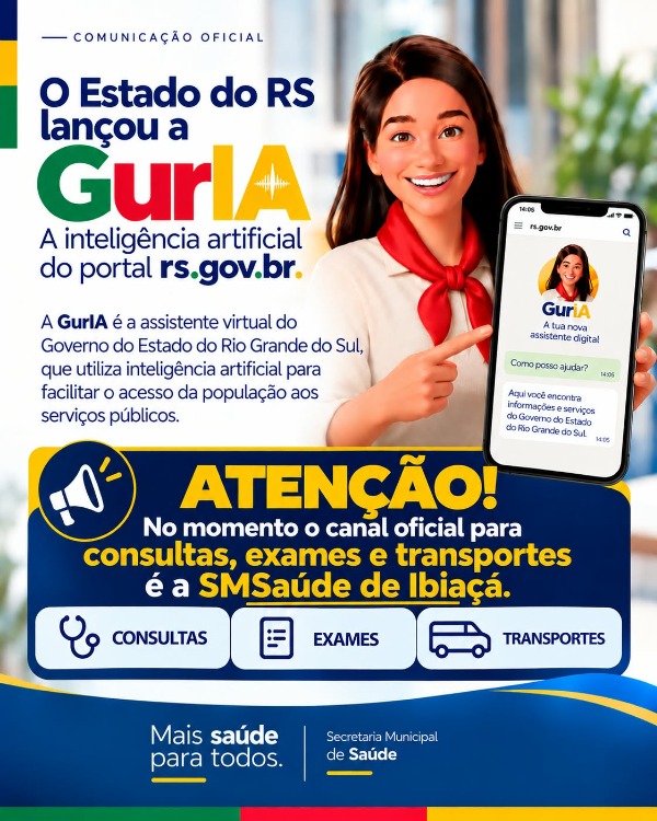ATENÇÃO: CONSULTAS, EXAMES E RETORNOS AGENDADOS PELO SUS